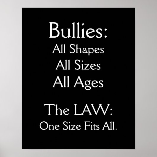 Bullying - SRF Poster (Voorkant)