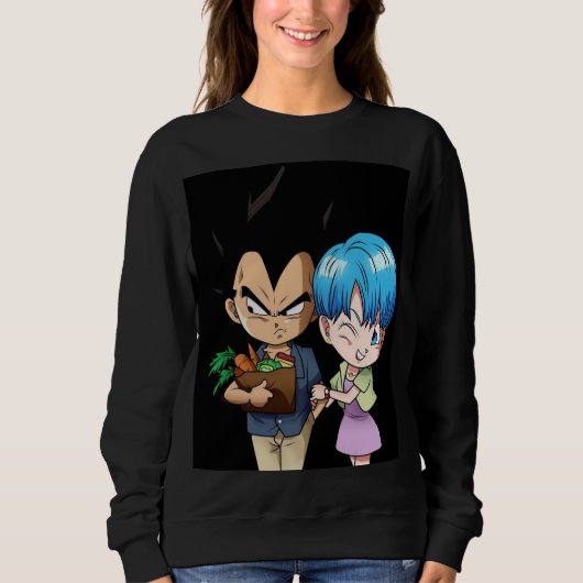 Bulma and Vegeta Valentines day Trui (Voorkant)