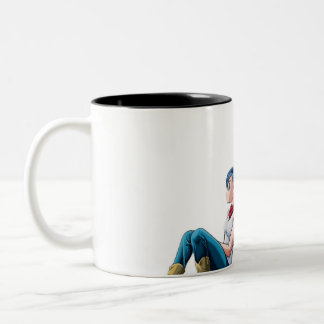 Bulma e vegeta mugs tweekleurige koffiemok