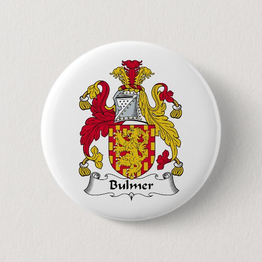 Bulmer Family Crest Ronde Button 5,7 Cm (Voorkant)