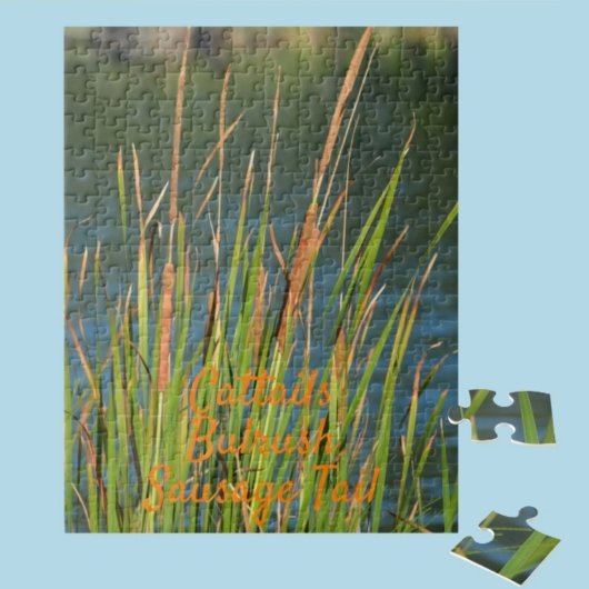Bulrush Cattails op de Waterfront Legpuzzel