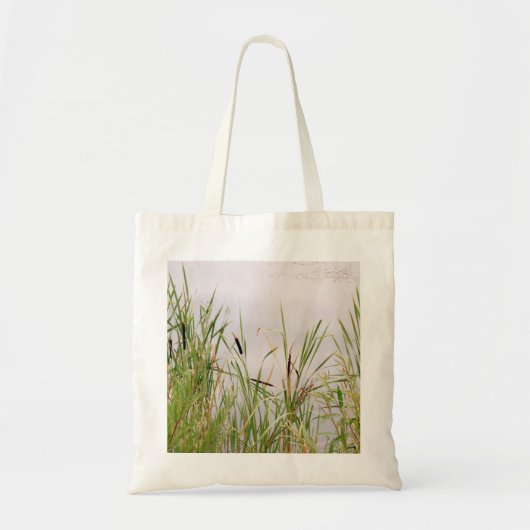 Bulrushes met water. tote bag (Voorkant)