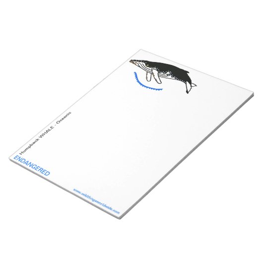 Bultrug - Bedreigd dier - Notitieblok (Schuin)