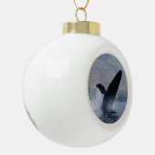 bultrug keramische bal ornament (Links)