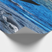 Bultrug walvis cadeau inpakpapier (Hoek)