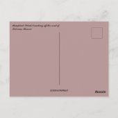 Bultrug walvis die Lahaina Hawaii breekt Briefkaart (Achterkant)