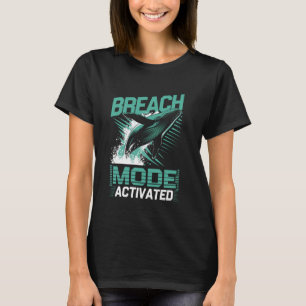Bultrug Walvis Mariene Wilde Dieren Oceaan Bescher T-shirt
