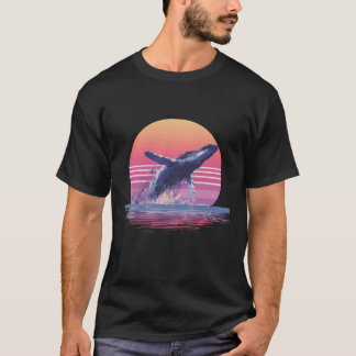 Bultrug Walvis Zoogdier Kunstwerk Zee Oceaan Dier  T-shirt
