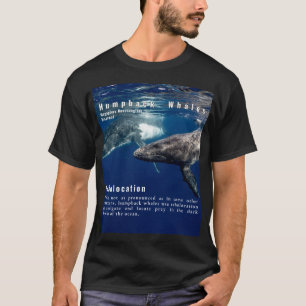 bultrug walvissen echolocatie walvis leuk feit t-shirt