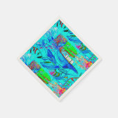 bultrug walvissen onderwater papieren servetten (Hoek)