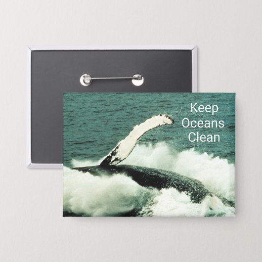 Bultrug Whale Beauty Breaking: Button (Voorkant / Achterkant)