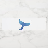 Bultrug Whale Tail V2 Waterfles Etiket (Enkel label)