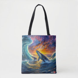 Bultruggen in ruimteontwerp door Rich AMeN Gill Tote Bag