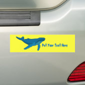 Bultrugwalvis Bumpersticker (Op auto)