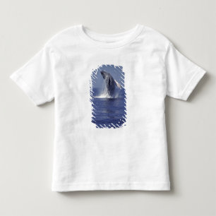 Bultrugwalvis springt uit het water (Megaptera Kinder Shirts