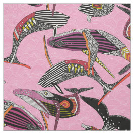 bultrugwalvissen pastel magenta stof