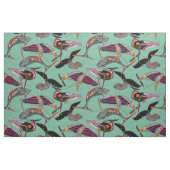 bultrugwalvissen pepermunt stof (Fat Quarter)