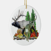 Bulullenbuck hert keramisch ornament (Rechts)