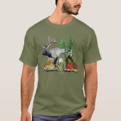 Bulullenbuck hert t-shirt (Voorkant)