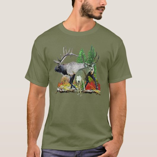 Bulullenbuck hert t-shirt (Voorkant)