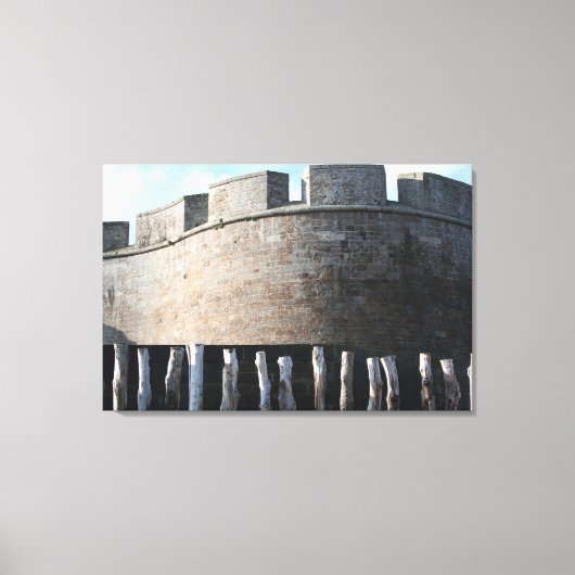 Bulwark ForTS Saint Malo Brittany Canvas Afdruk (Voorkant)