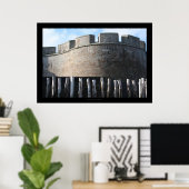 Bulwark ForTS Saint Malo Brittany Poster (Thuiskantoor)