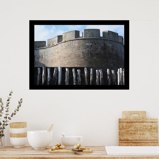 Bulwark ForTS Saint Malo Brittany Poster (Keuken)