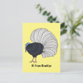 Bulwer's cartoon briefkaart (Staand voorkant)