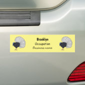 Bulwer's cartoon bumpersticker (Op auto)