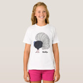 Bulwer's cartoon t-shirt (Voorkant volledig)