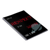 Bum Repellent Book Notitieboek (Rechterzijde)