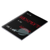 Bum Repellent Book Notitieboek (Linkerzijde)