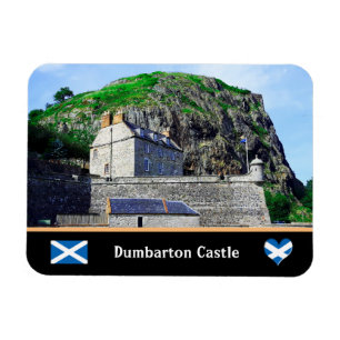 Bumbarton Castle, Dumbarton Rock, Schotland Magneet