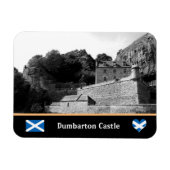 Bumbarton Castle, Dumbarton Rock, Schotland Magneet (Horizontaal)