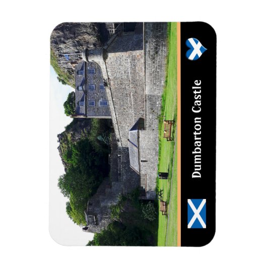 Bumbarton Castle, Dumbarton Rock/Scotland Magnet Magneet (Verticaal)