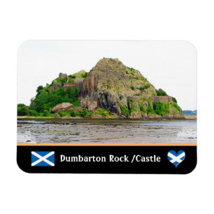 Bumbarton Rock & Dumbarton Castle / Schotland Magneet