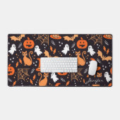 Bumbkin Bat Kat Ghost Spin Web Halloween Bureaumat (Keyboard & Muis)