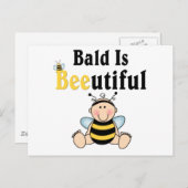 Bumble Baby Bee Bald is prachtig Briefkaart (Voorkant / Achterkant)