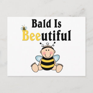 Bumble Baby Bee Bald is prachtig Briefkaart