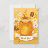 Bumble Beats bedankkaarten Bedankkaart (Voorkant)