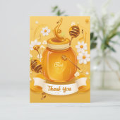 Bumble Beats bedankkaarten Bedankkaart (Staand voorkant)