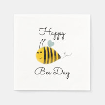 Bumble bee 1st verjaardag Happy bee dag