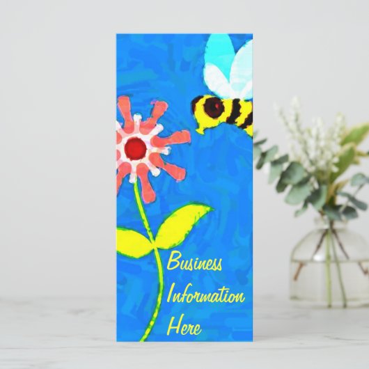 Bumble Bee 2012 Calendar Bladwijzer Rack Kaart (Staand voorkant)