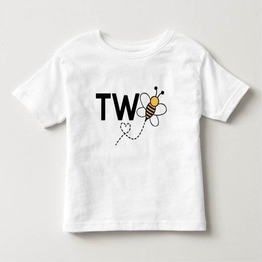 Bumble bee 2 2e verjaardag kinder shirts (Voorkant)