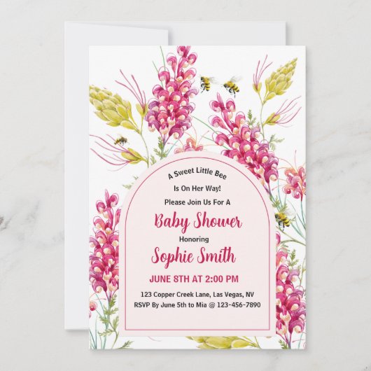 Bumble Bee A Sweet Honey Is Coming Kaart (Voorkant)