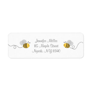 Bumble Bee Adresetiketten Etiket