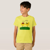 Bumble Bee and Ladybug Cute Shirt for Kids (Voorkant volledig)