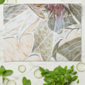 Bumble Bee Art Style print theedoek (Gevouwen)