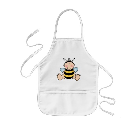 Bumble Bee Baby Kinder Schort (Voorkant)