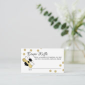 Bumble Bee Baby Luier Raffle Informatiekaartje (Staand voorkant)